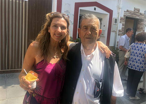 Pilar con trovero Francisco Mejías